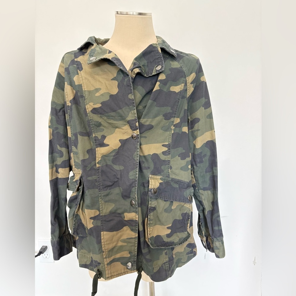 Rubbish Green and Tan Utility Jacket